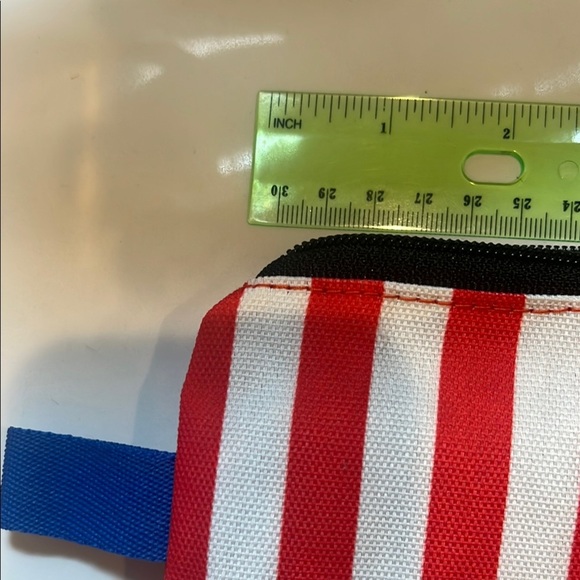 NWT IKEA Red Striped and Blue Polka Dot Cosmetic Pouches Set of 2 Cute Gift Set - Picture 12 of 16